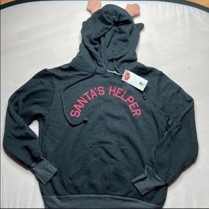 WILDFOX Reindeer Santa’s Helper Hoodie Sweater NEW